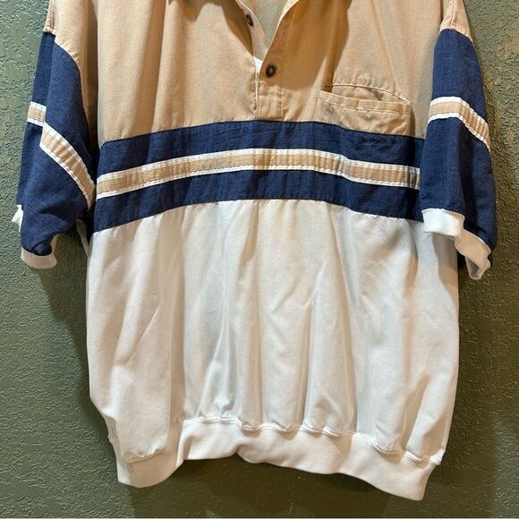 Vintage Knightsbridge 80s 90s XL Men’s Short Sleeve Shirt - Picture 4 of 10